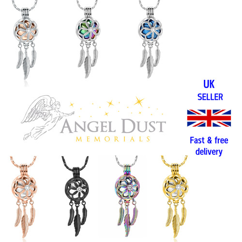 Dream catcher locket cremation - dream,