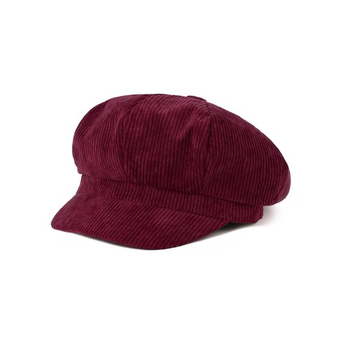 Ladies corduroy baker boy hat - ladies,