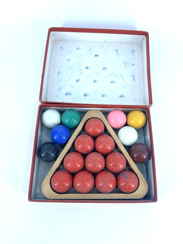 Vintage snooker balls boxed - snooker,