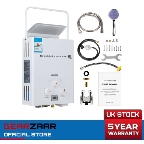 Portable lpg hot water - 6l,