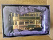 Corgi Special Edition Fully Closed Gold Plated Tram Golden  Jubilee  1952-2002