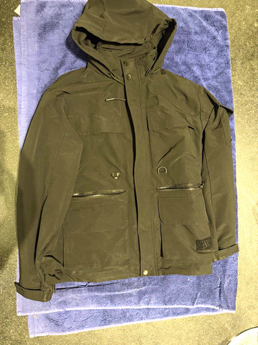 Zara men black hooded - zara,