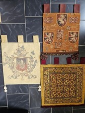 Fabricstyle By Marilyn - 3 ornate fabric wall hangings