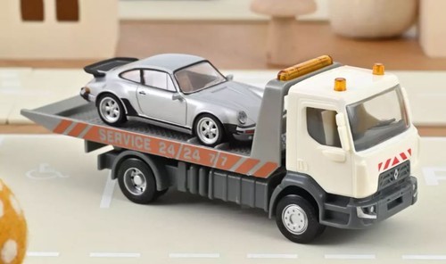 Norev renault tow truck and - norev,