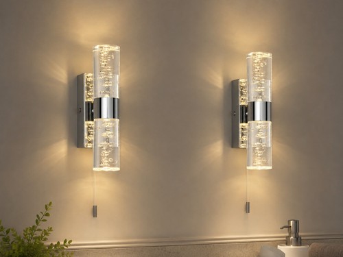 Saxby led chrome bathroom wall - saxby,