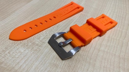 24mm panerai orange rubber - ,