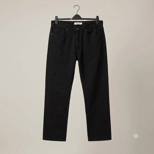 Mens black jeans straight - tu,