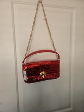 Women's Peacock Sequin Clutch