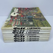 Lot of 7 Giles Cartoon Annuals