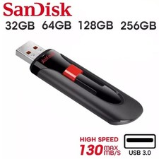 SanDisk Ultra USB 32GB 64GB 128GB 256GB 3.0 Flash Pen Drive Memory Stick Backup