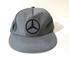 Mercedes Benz Grey Black Logo Cap Hat Adult One Size Fits All