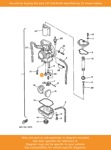 Yamaha jet main - main,, 137-14143-64
