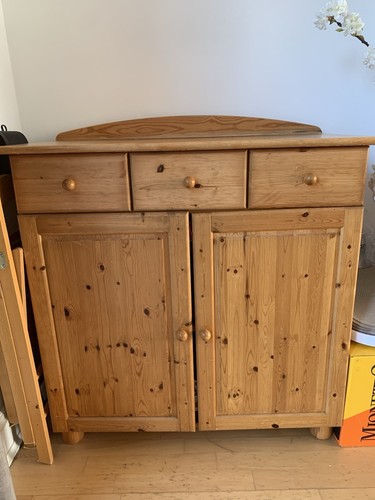 Large pine caninet - large,