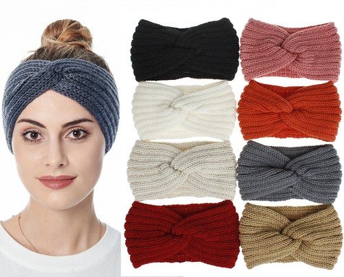 Twisted knitted headband women - headband,