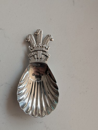 Silver caddy spoon roberts - silver, &