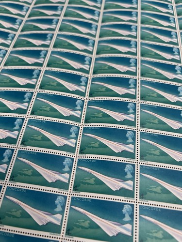 Supersonic concorde stamps - supersonic,