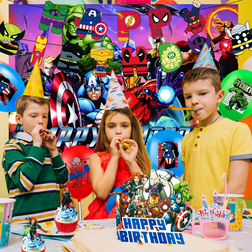 Marvel superhero kids party - marvel,