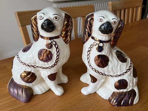 Vintage pair staffordshire - pair, of