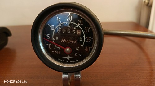 Vintage huret speedometer - 70's,