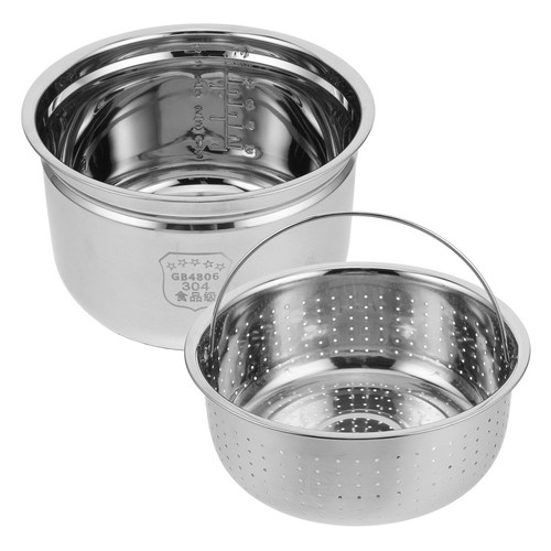 Rice cooker interior - rice,