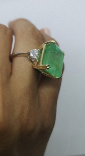 Colombian emerald 11ct gold - colombian,