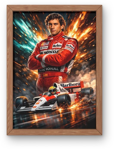 Ayrton senna poster - ayrton,