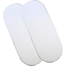 Pack of 2 - 100% Cotton Jersey Moses Basket Fitted Sheets,Baby Bassinet ,35x75cm