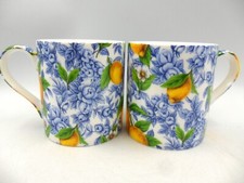 A pair of Lemon Blossom design