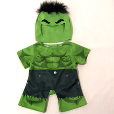 Build a Bear - Marvel Avengers - Hulk Costume - Green Bodysuit & Mask