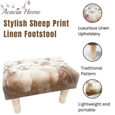 SHEEP FOOTSTOOL