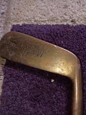 Vintage Halley Putter Brass