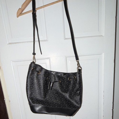 Dkny black grey monogram - black/grey,