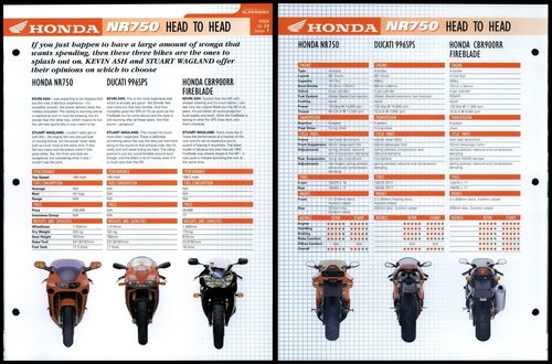 Honda nr750 head - nr750,