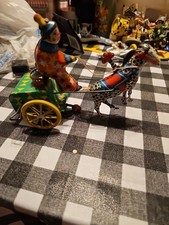 Vintage Tin Lithio Donkey