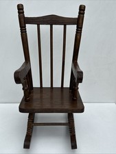 Vintage Large  Wooden Rocking Chair for Doll / Bear 35cm High.