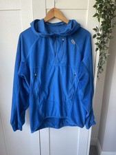 Paramo Nikwax Fleece Jumper Jacket Size S Blue Hiking Walking Outdoors Hooded