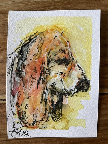 Watercolor aceo painting - aceo,
