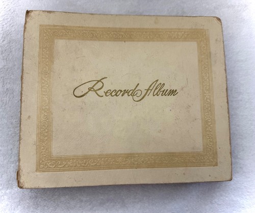 Vtg decca record album storage - record,