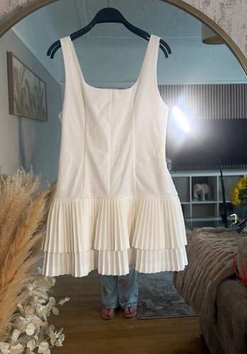 Zara white mini dress - mini,