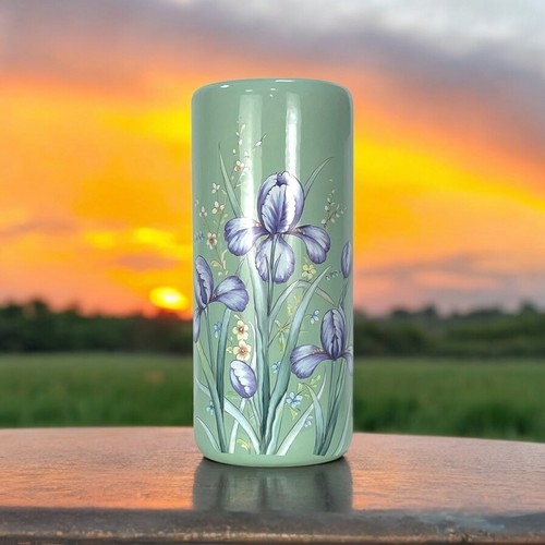 Ceramic umbrella stand - ceramic, floral