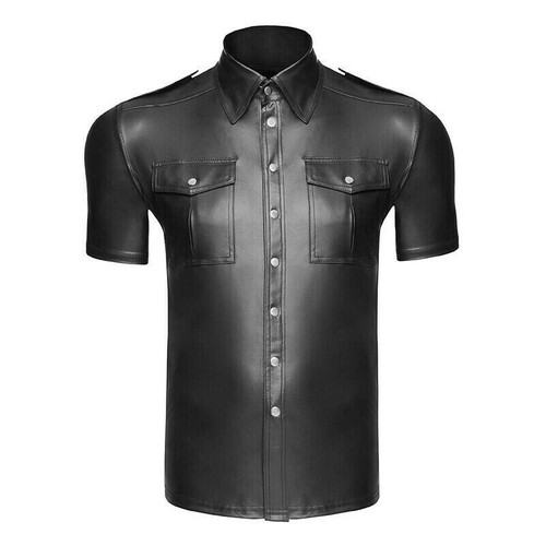 Mens black faux - mens,
