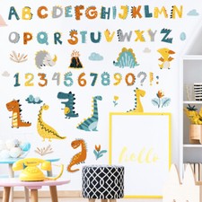Dinosaur CARTOON ALPHABET WALL