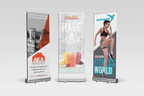 Roller banner display - display,