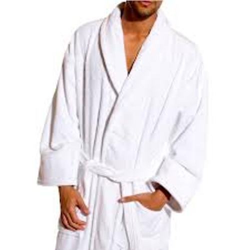 White terry velour - white,