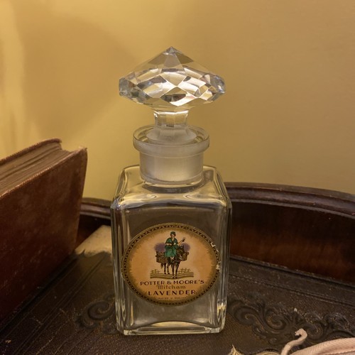 Perfume bottle glass vintage - glass,