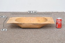 Vintage wooden dough bowl / trough / planter / fruit bowl - FREE DELIVERY