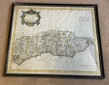 Antique map of Sussex by