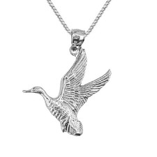 Sterling Silver Duck Mallard