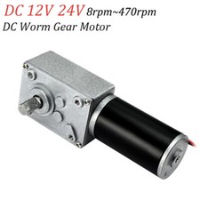 DC 12V 24V Gear Motor 8-470Rpm