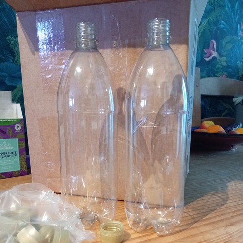 Pet plastic clear bottles - plastic,